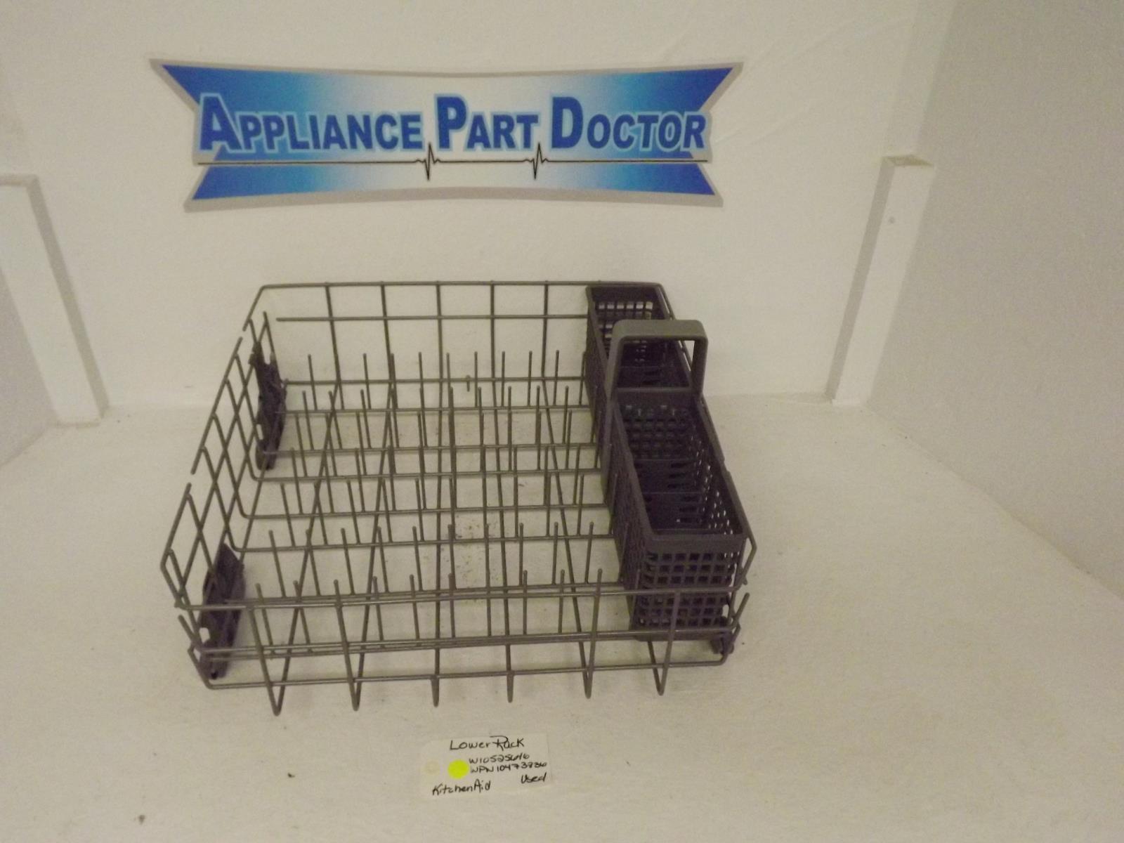KitchenAid Dishwasher W10525646 Lower Rack Used KitchenAid Dishwasher W10525646 Lower Rack Used